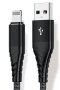 Кабел Iphone Lightning - USB3.0 Type A  M/M 1m 100W Digital One SP00892 as-ds322i черен , снимка 1 - USB кабели - 42711463