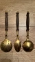 Винтидж помощни прибори– месинг, дърво., снимка 2