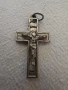 Метален Кръст С Разпнатия Христос, снимка 1