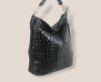 Ефектна дамска чанта от естествена кожа Италия, снимка 11