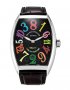 Мъжки луксозен часовник Franck Muller Crazy Hours black, снимка 1 - Мъжки - 16678455