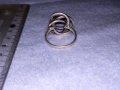 СТАР АЖУРЕН ДИЗАЙНЕРСКИ СРЕБЪРЕН ВИНТИДЖ ПРЪСТЕН ВИСОКА ПРОБА СРЕБРО 35244, снимка 15