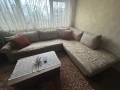 Продавам луксозен , поръчков диван с лежанка  260/195, снимка 5