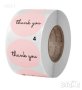 много модели 100 бр Thank You цветя малки самозалепващи лепенки стикери за ръчна изработка подарък, снимка 4