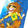 2875 Плажна кърпа Боб Марли сърфист, 140x69 cm, снимка 2