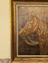 Страхотна голяма антикварна колекционерска медна картина пано , снимка 7