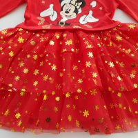 Коледна рокля Мини Маус 9-12 месеца - НОВА, снимка 10 - Бебешки рокли - 30635936