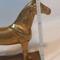Бронзова статуетка кон, снимка 5 - Статуетки - 38264364