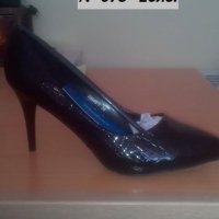 5 Чифта Елегантни Черни Официални Дамски Обувки на Ток Артикул №078, снимка 1 - Дамски елегантни обувки - 30963120