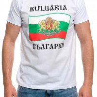 Нова национална мъжка тениска с трансферен печат България - знаме и герб, снимка 7 - Тениски - 28079899