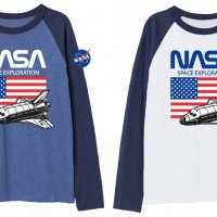 Нова цена! Детска блуза NASA за 8, 9, 10, 11, 12 и 13 г. - М1-2, снимка 1 - Детски Блузи и туники - 31141143