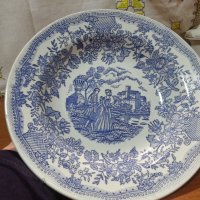 Стар порцелан купа чиния, снимка 2 - Антикварни и старинни предмети - 44343879