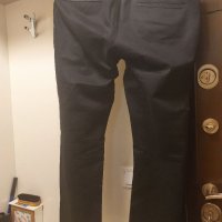 Черен,син и бордо мъжки панталони,номер 52, комплект с риза, снимка 4 - Панталони - 37348221