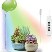 LED лампа за  растения сукуленти с таймер , снимка 1 - Лед осветление - 42829911