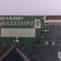 T-CON BOARD CPWBX3333TPZ  SHARP  LC32P70E, снимка 2 - Части и Платки - 39890159