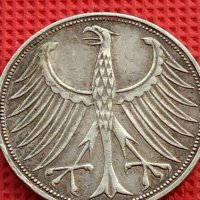 Сребърна монета 5 дойче марки 1970г. Германия за КОЛЕКЦИОНЕРИ 39640, снимка 6 - Нумизматика и бонистика - 42756074