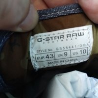 Нови кецове деним G-star Scott III Hi  оригинал, снимка 10 - Кецове - 29449146