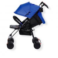 ✨Лятна количка Zi Caspar - синя и черна, снимка 2 - Детски колички - 37480624