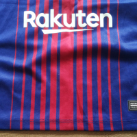 NIKE FC BARCELONA Baby Football T-Shirt Размер 12-18 месеца бебешка тениска Барселона 35-60, снимка 5 - Други - 44585385