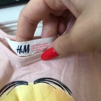 H&M Миньони Рокля за момиче, снимка 3 - Детски рокли и поли - 40829963