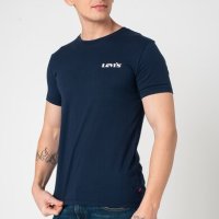 Levis Crewneck Graphic - страхотна мъжка тениска КАТО НОВА 3ХЛ, снимка 1 - Тениски - 40257016