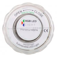 Водоустойчива RGB лампа с дистанционно, 7х2,7 см, снимка 3 - Лед осветление - 35502822