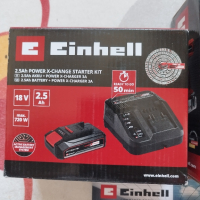 Einhell TE-CD 18/2 Li + батерия 2,5Ah и бързо зарядно , снимка 3 - Винтоверти - 44819058