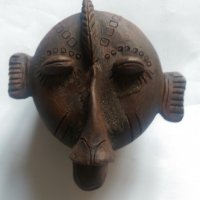 Африкански керамични маски, снимка 3 - Антикварни и старинни предмети - 30277991