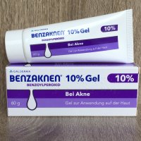 Benzaknen 10% Gel / Бензакнен 10% гел 60гр. - Крем против акне с бензоилпероксид НАЛИЧНО!!!