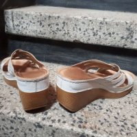 Два чифта бели сандали на платформа , снимка 10 - Сандали - 37349057