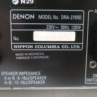 Denon DRA-275RD_IND, снимка 8 - Ресийвъри, усилватели, смесителни пултове - 40819563