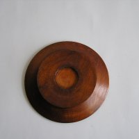 Дървена чиния, дърворезба 20см., снимка 3 - Други - 37333877