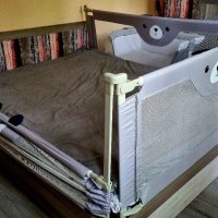НОВО! Преграда за легло, свалящи се страници, падаща предпазна бариера за бебе, снимка 12 - Бебешки легла и матраци - 40532508