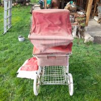 Стара бебешка,детска количка, снимка 5 - Антикварни и старинни предмети - 36630137