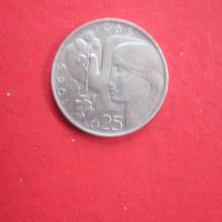 25 крони 1965 сребърна монета , снимка 2 - Нумизматика и бонистика - 38157894