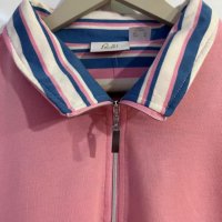 Макси еластична блуза в бебешко розово – полиестер и памук, снимка 2 - Блузи с дълъг ръкав и пуловери - 39343981