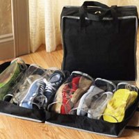 Чанта органайзер за обувки, 6 чифта, Червен и Черен цвят , снимка 5 - Други - 40661956