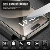 Нов Айфон iPhone 15 Pro Калъф + 2 Защитни Стъкла Удароустойчив Кристална Прозрачност, снимка 2 - Калъфи, кейсове - 42686424