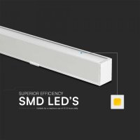 LED Линеен Осветител 40W Бял 3в1 SAMSUNG чип – 5 Години Гаранция, снимка 3 - Лед осветление - 42779357