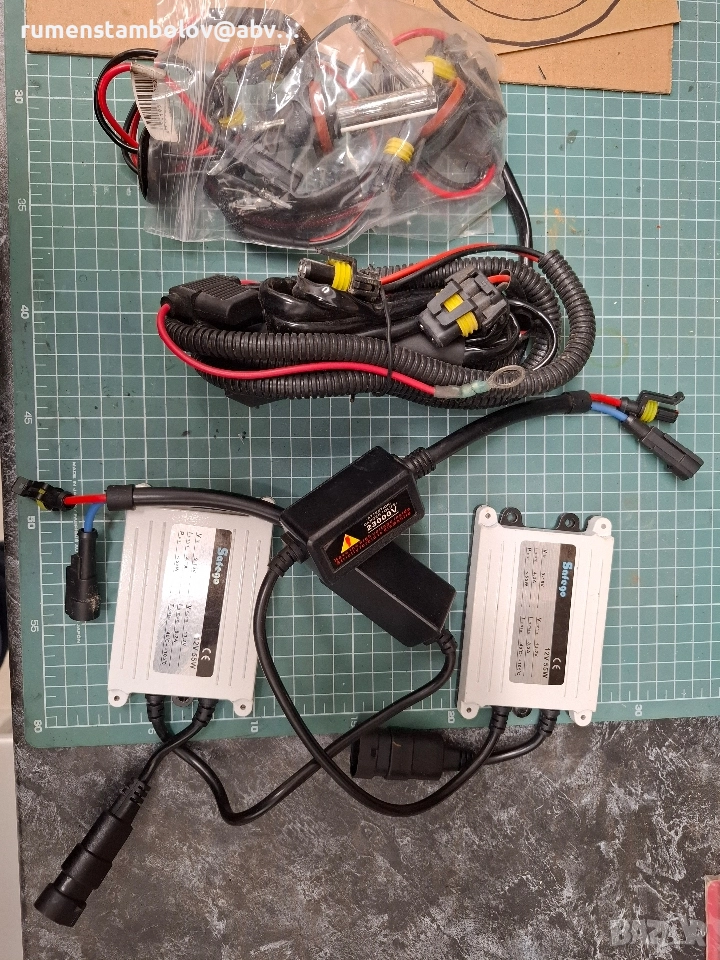 Ксенон - употребяван - H7 55W 12V 6000к, снимка 1