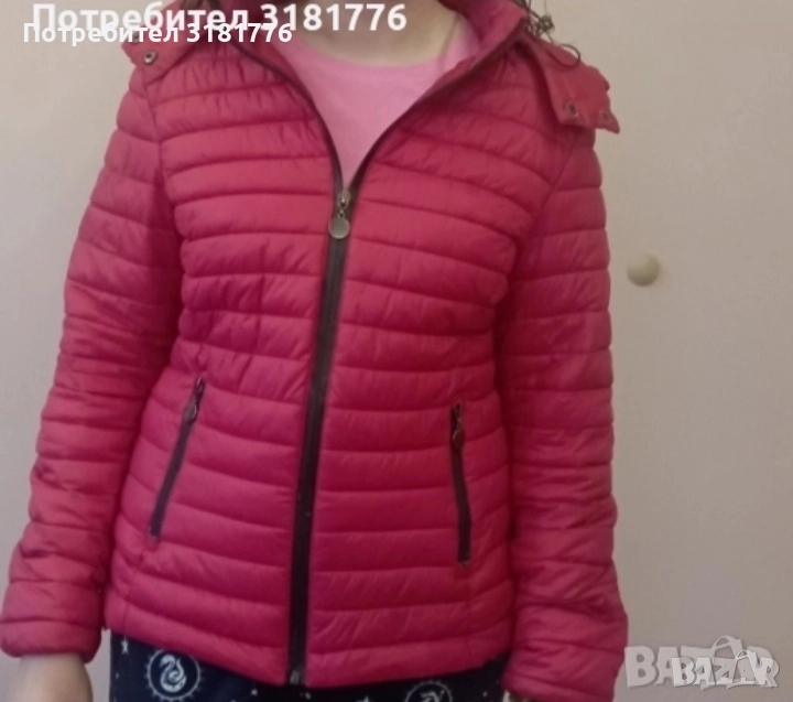 Дамско яке с подвижна качулка., снимка 1