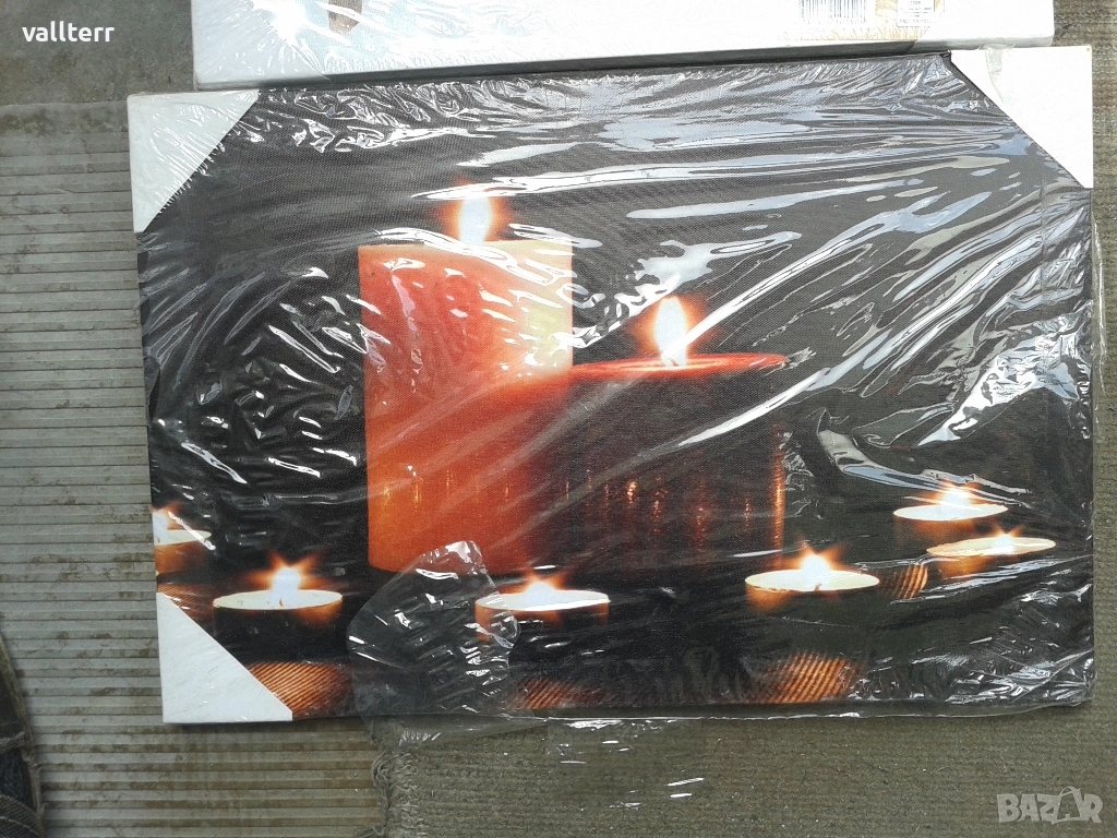 коледни новогодишни картини светещи на батерии последни бройки, снимка 1