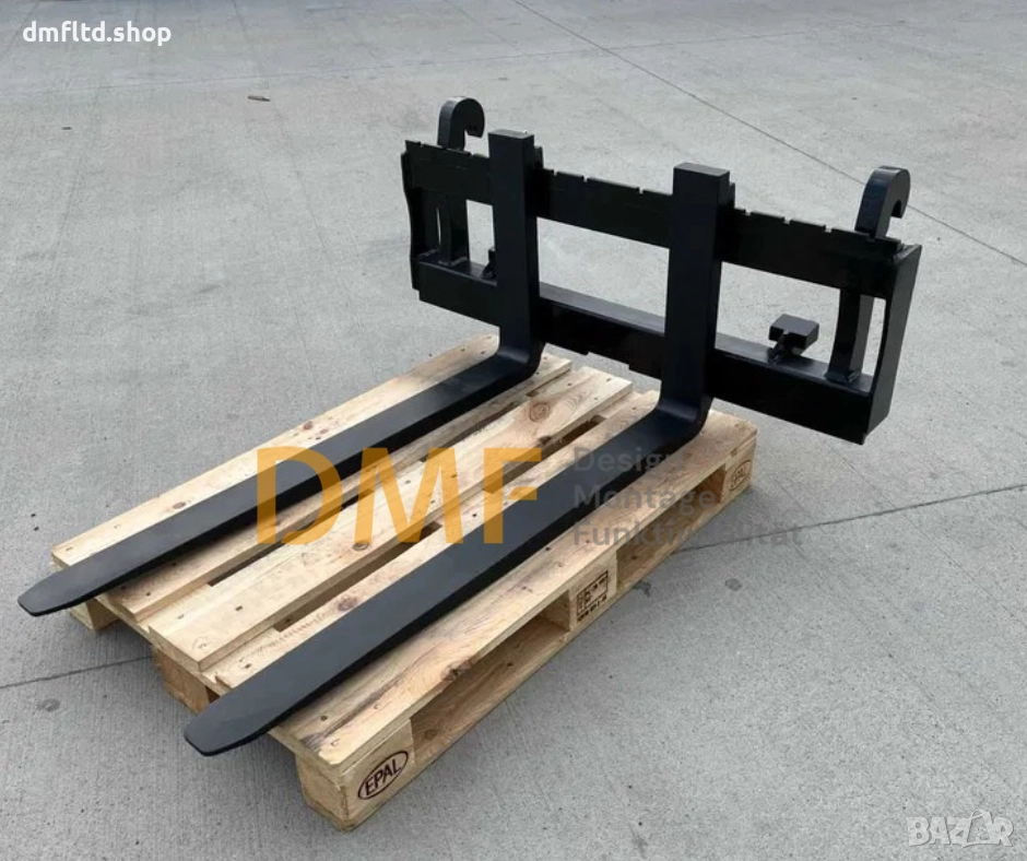 Палетни вилици за челен товарач, палетна количка , снимка 1
