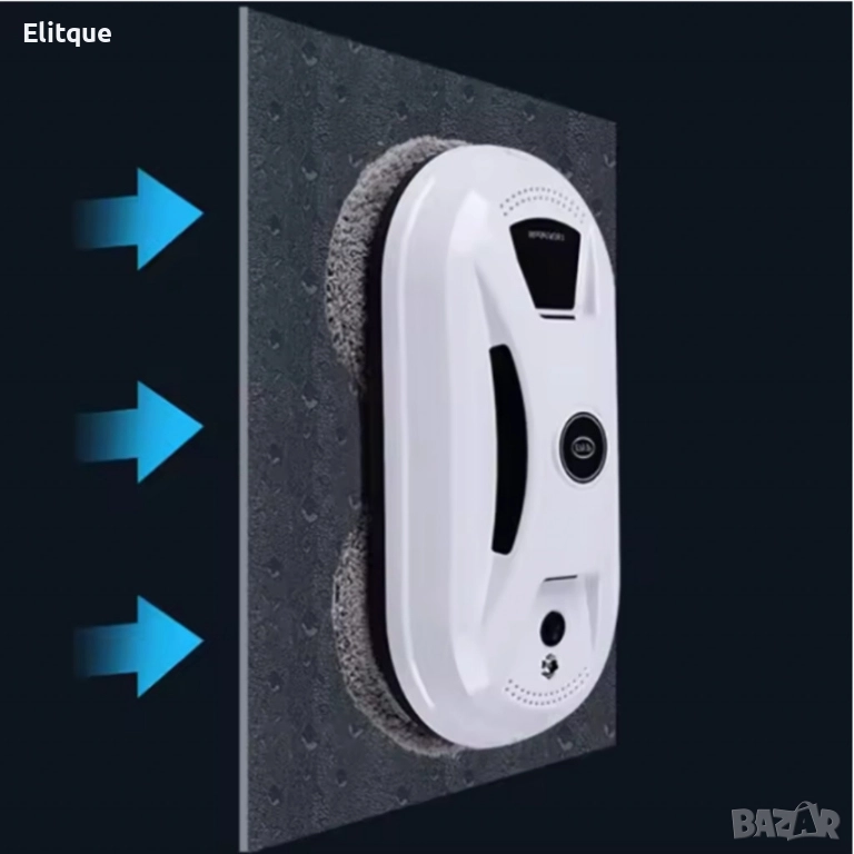 Интелигентен робот за почистване на прозорци с двойни въртящи се падове и вакуум 2800Pa, снимка 1