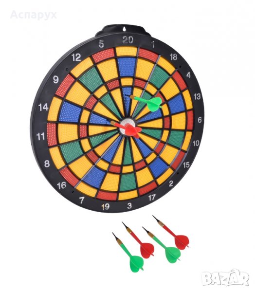 Класически Дартс - 40 см. + 6 стрелички, снимка 1