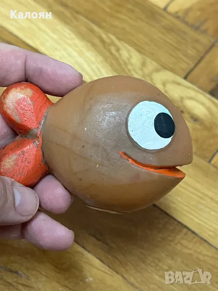 Гумена играчка соц рибка , снимка 1