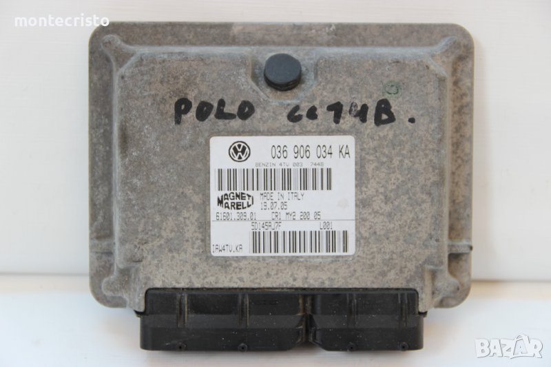 Моторен компютър ECU VW Polo 9N2 (2005-2009г.) 036 906 034 KA / 036906034KA, снимка 1