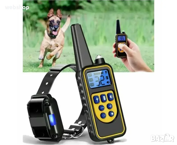 Електронен нашийник за дресиране на  кучета с дистанционно, снимка 1