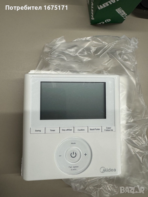Жично дистанционно управление за климатик Midea KJR-120G1 TF-E-01, снимка 1