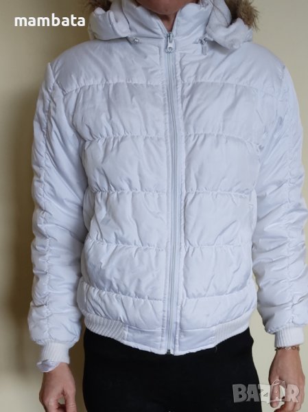Бяло зимно яке , снимка 1